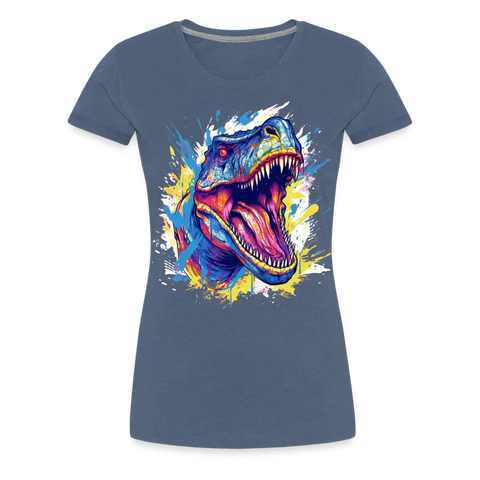 T-REX Color SplashFrauen Premium T-Shirt - reetro - feel the retro