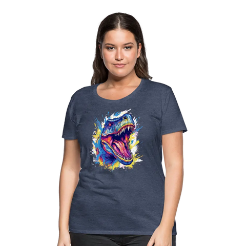 T-REX Color SplashFrauen Premium T-Shirt - reetro - feel the retro