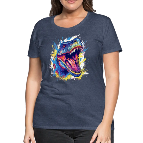 T-REX Color SplashFrauen Premium T-Shirt - reetro - feel the retro