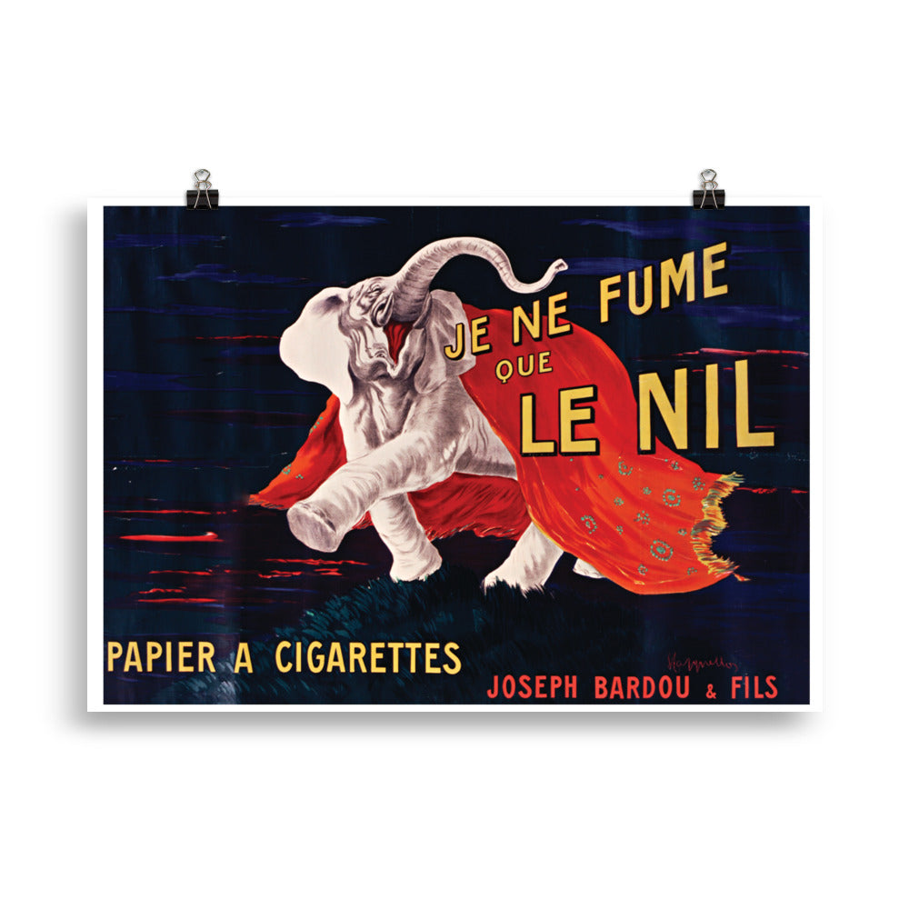 NIL Zigaretten Poster Druck - reetro - feel the retro