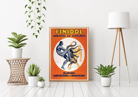 FINIDOL Poster Druck - Nachdruck Werbung Poster - reetro - feel the retro