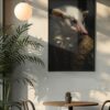 Opossum Mensch Tier Poster im Café