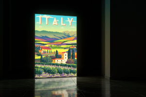 LED Bild Toskana Lightbox Wandbild Poster - Italien